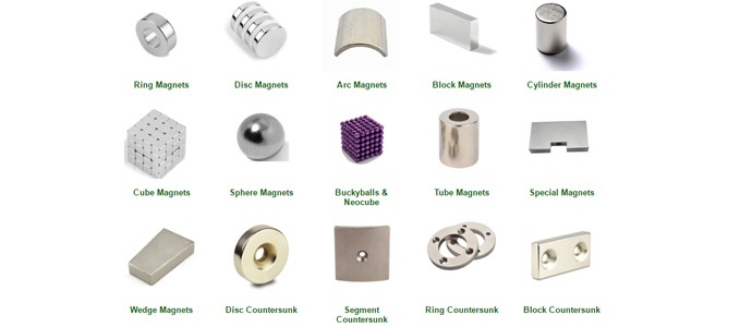 مگنت دائمی نئودمیوم آلنیکو سوماریوم فریت